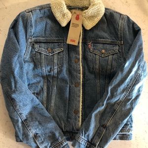 Levi Jean Sherpa jacket